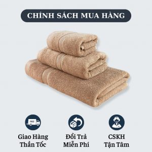 Combo Khăn Tắm, Khăn Mặt Cotton 100% SWAN TOWEL mềm mại thấm hút tốt chuyên dùng cho gia đình, khách sạn, spa, homestay